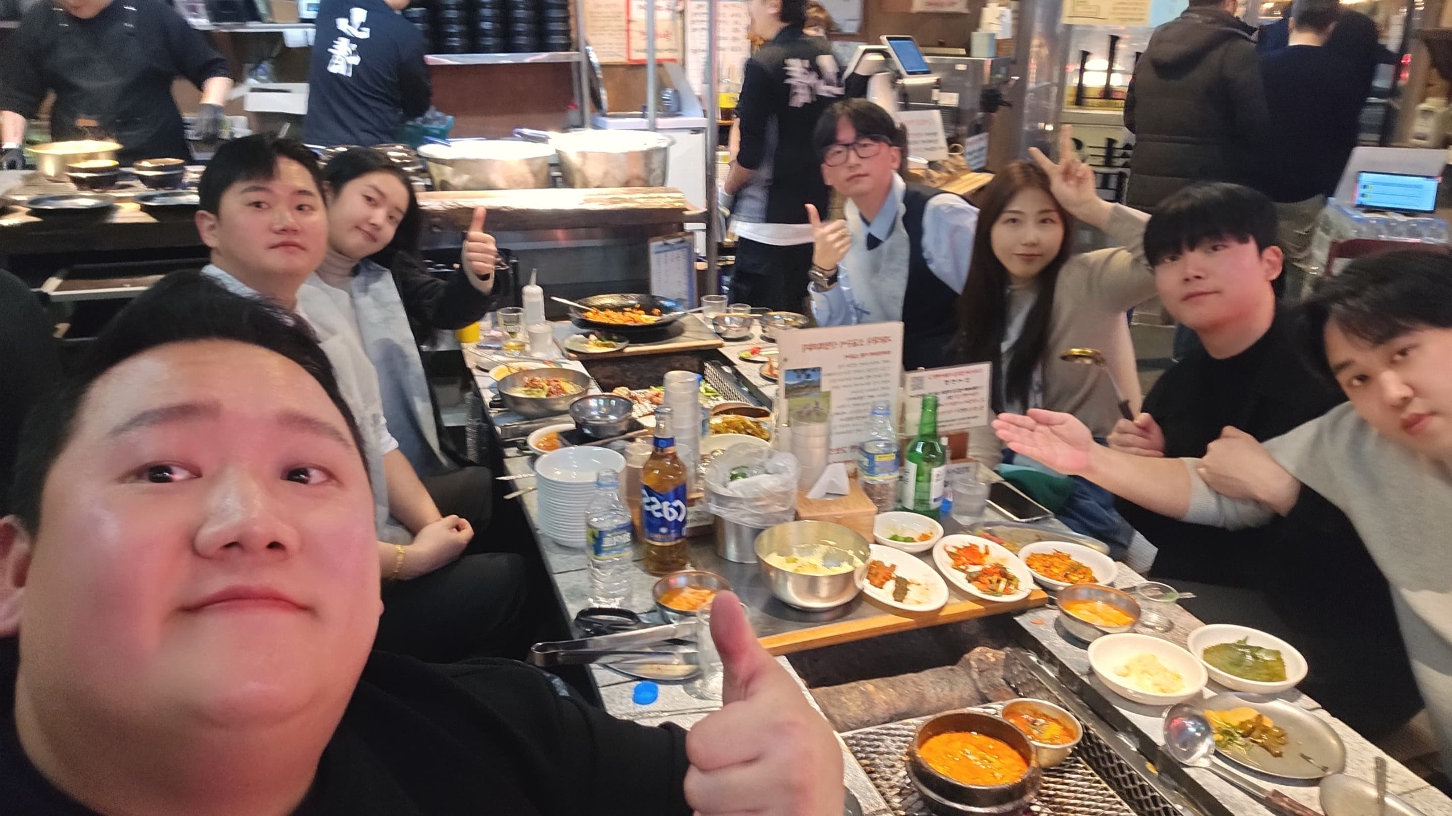 빅이음 팀 식사